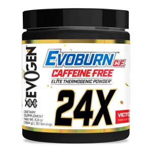 EVOGEN Evoburn Elite Thermogenic Powder - Caffeine Free Grape Blast 30 Servings - Image 4
