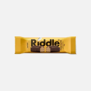 Riddle Peanut Butter Protein Bar Wafer Coated in Milk Chocolate 45g - Image 1