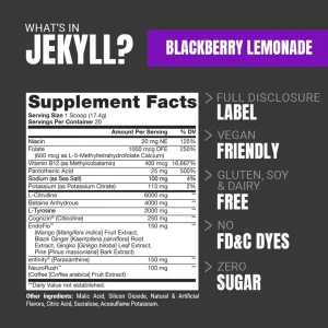 PROSUPPS Jekyll Pre Work-out 20 Servings - Image 7