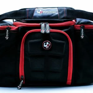 Shadow Gym Bag/ Black and Red - Image 4