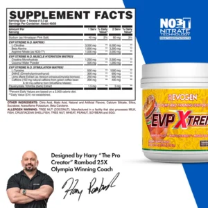 EVOGEN EVP Xtreme N.O. Pre-Workout - Image 20
