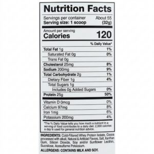 EVOGEN Isoject Whey Protein Isolate 55 Servings - Image 3