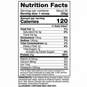 EVOGEN Isoject Whey Protein Isolate 55 Servings - Image 7