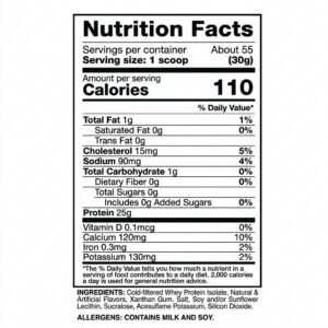 EVOGEN Isoject Whey Protein Isolate 55 Servings - Image 9