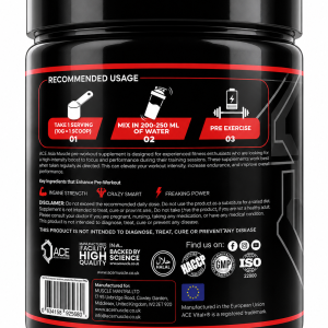 ACE VITALS  Nitroace Pre-Workout 300g - Image 4