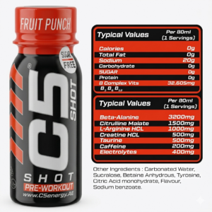 C5 SHOT Pre-Workout 80ml - Image 2