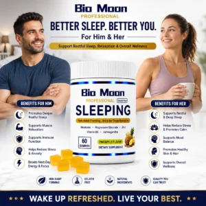 Bio Moon Sleeping Gummies – Pineapple Flavor | 60 Gummies - Image 4