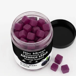 Bio Moon L-Glutamine with Advance Stack Gummies – Blackberry | 150 Gummies - Image 3