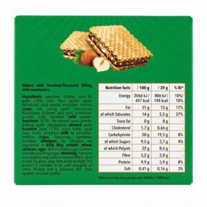 Nano Supps Hazelnut Wafers 39g - Image 2