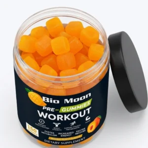 Bio Moon Pre-Workout Gummies – Mango Peach | 150 Gummies - Image 3