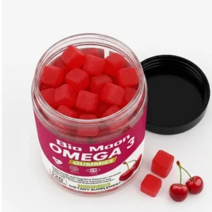 Bio Moon Omega 3 Gummies – Heart & Brain – Cherry Flavor | 120 Gummies - Image 3
