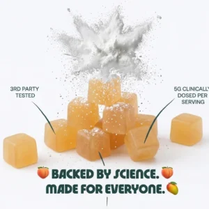Bio Moon Pre-Workout Gummies – Mango Peach | 150 Gummies - Image 4