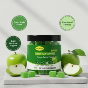 Bio Moon Daily Green Plus Gummies – Green Apple | 120 Gummies - Image 3