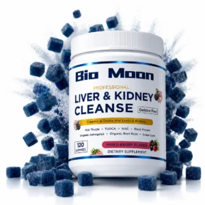 Bio Moon Liver & Kidney Support Gummies | Mixed Berry Flavor | 120 Gummies - Image 3