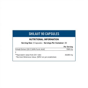 Applied Nutrition Pure Himalayan Shilajit – 90 Capsules - Image 3