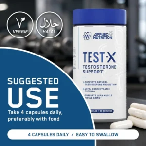 Applied Nutrition Test-X – 120 Capsules - Image 5